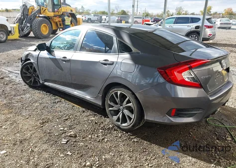 2019 Honda Civic Sport from USA, damaged, VIN 2HGFC2F88KH582410